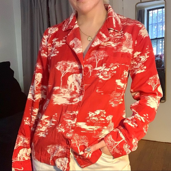Reformation Tops - REFORMATION Toile Button Down Top